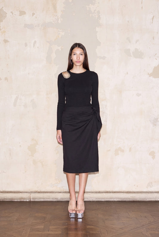 TOSCANA T-SHIRT NEGRO