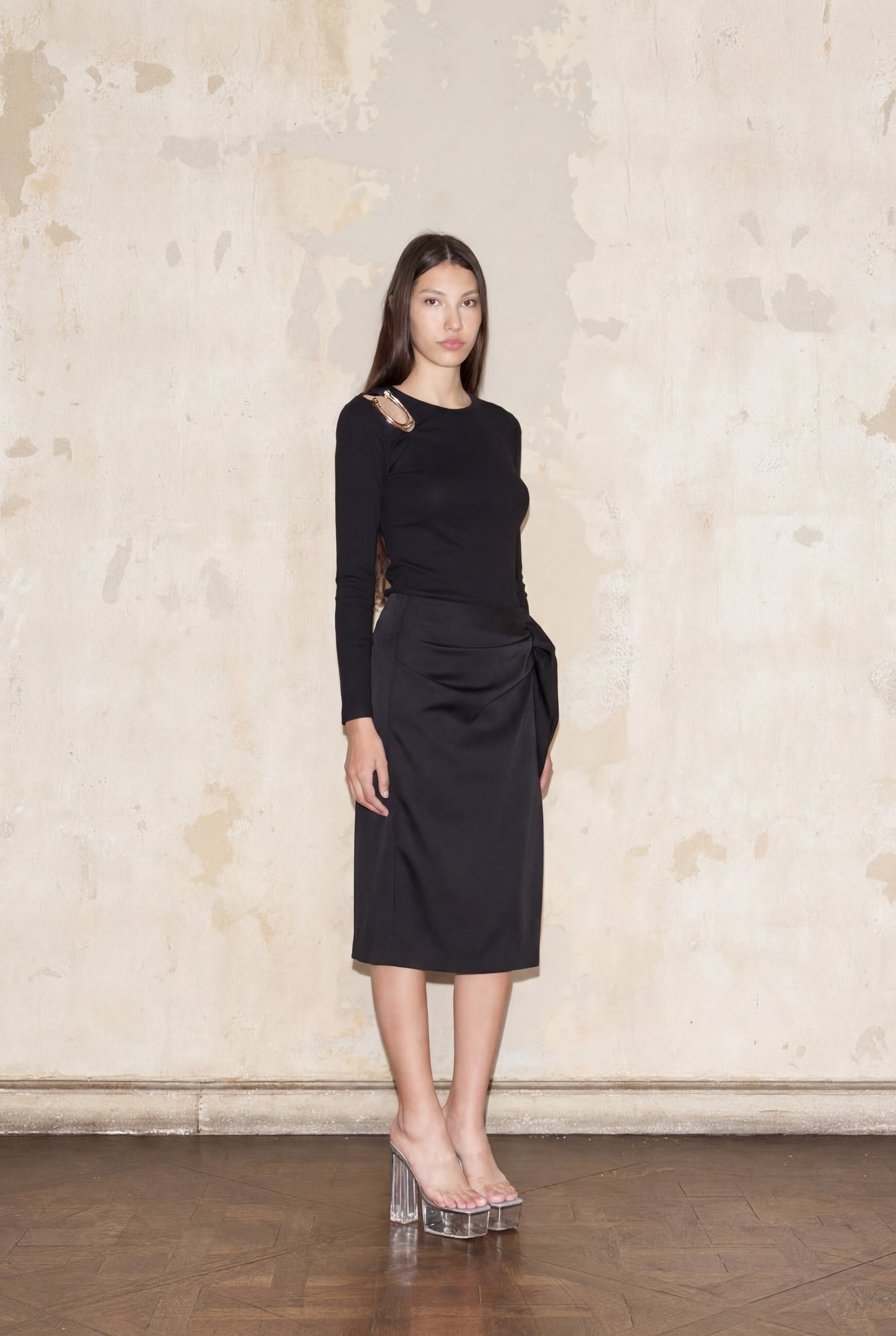 TOSCANA T-SHIRT NEGRO
