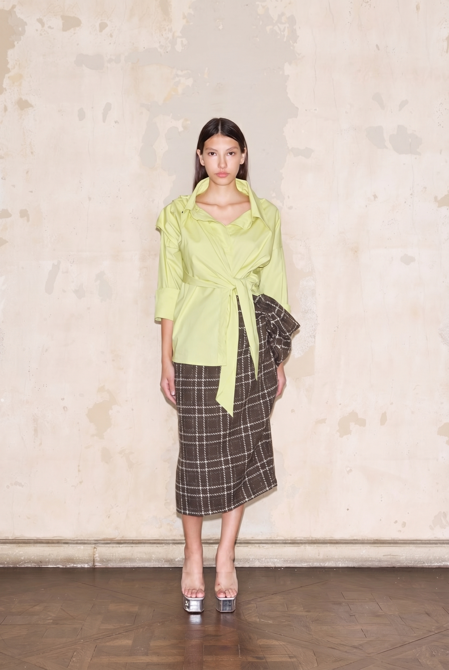 BENCICH BLOUSE POPLIN VERDE