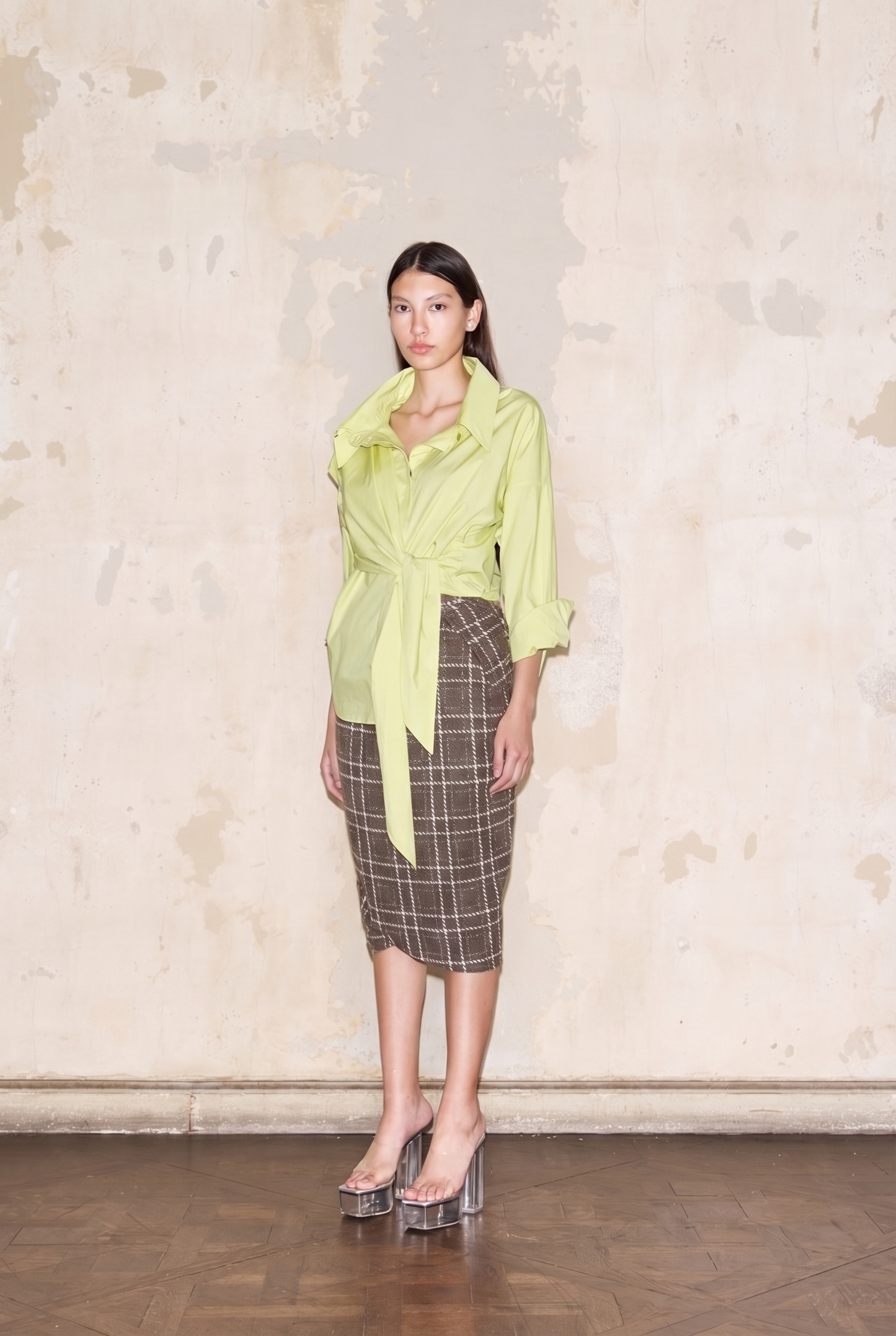 FREYRE SKIRT PRINCIPE DE GALES HABANO