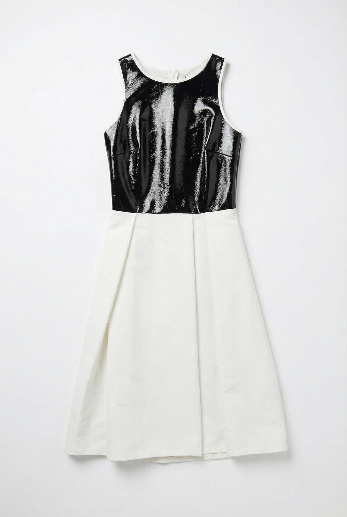 VESTIDO BLANCO Y NEGRO