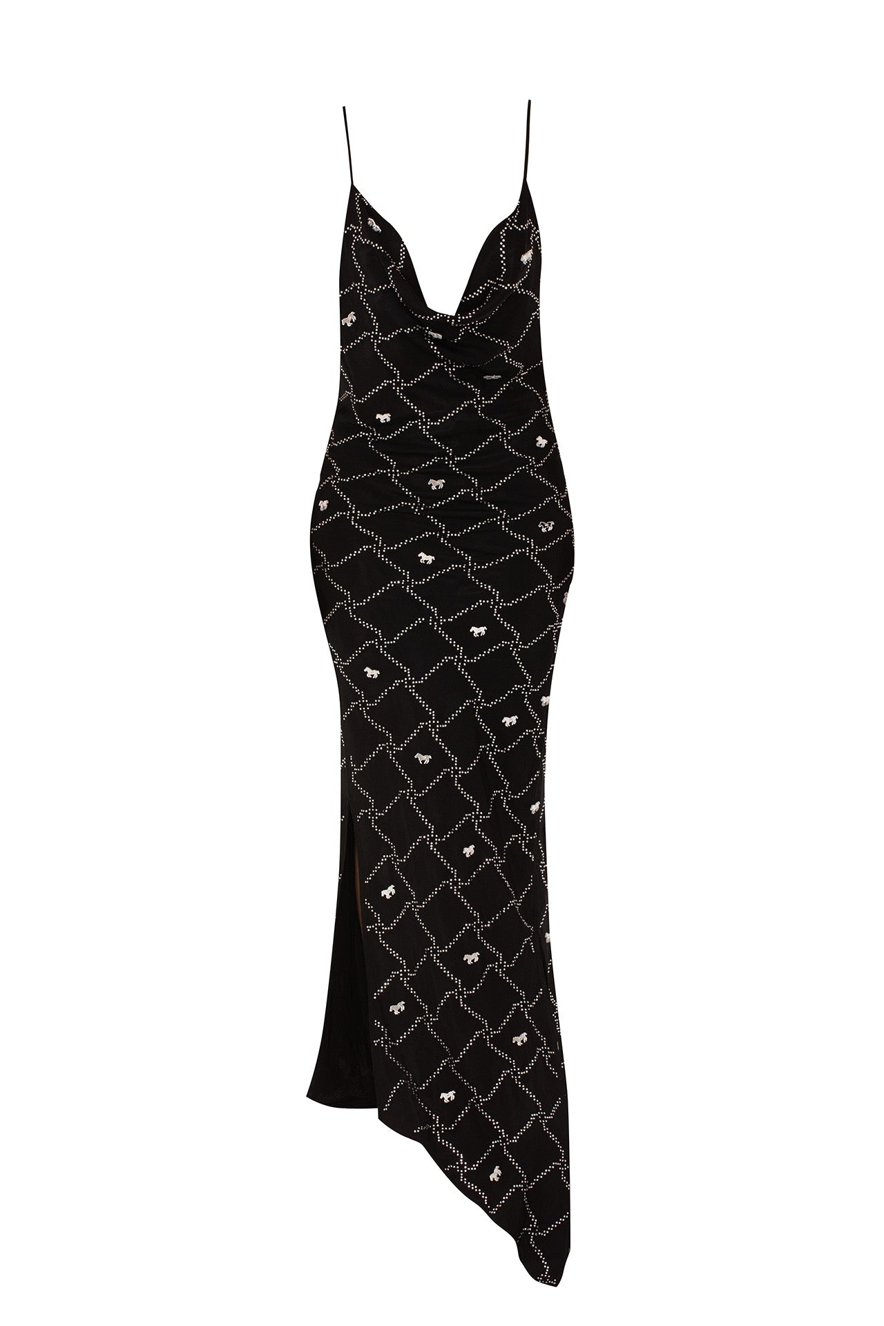 Virasoro Swan Dress Negro *PRE-ORDER*